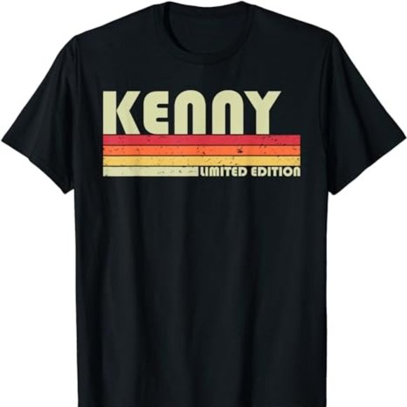 KENNY Gift Name Personalized Funny Retro Vintage Birthday T-Shirt - Picture 1 of 2